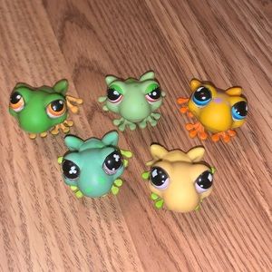 LPS set of frogs